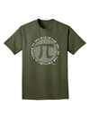 Ultimate Pi Day - Retro Computer Style Pi Circle Adult Dark T-Shirt by TooLoud-Mens T-Shirt-TooLoud-Military-Green-Small-Davson Sales