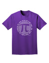 Ultimate Pi Day - Retro Computer Style Pi Circle Adult Dark T-Shirt by TooLoud-Mens T-Shirt-TooLoud-Purple-Small-Davson Sales