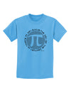 Ultimate Pi Day - Retro Computer Style Pi Circle Childrens T-Shirt by TooLoud-Childrens T-Shirt-TooLoud-Aquatic-Blue-X-Small-Davson Sales