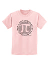 Ultimate Pi Day - Retro Computer Style Pi Circle Childrens T-Shirt by TooLoud-Childrens T-Shirt-TooLoud-PalePink-X-Small-Davson Sales