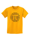 Ultimate Pi Day - Retro Computer Style Pi Circle Childrens T-Shirt by TooLoud-Childrens T-Shirt-TooLoud-Gold-X-Small-Davson Sales