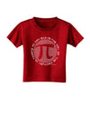 Ultimate Pi Day - Retro Computer Style Pi Circle Toddler T-Shirt Dark by TooLoud-Toddler T-Shirt-TooLoud-Red-2T-Davson Sales