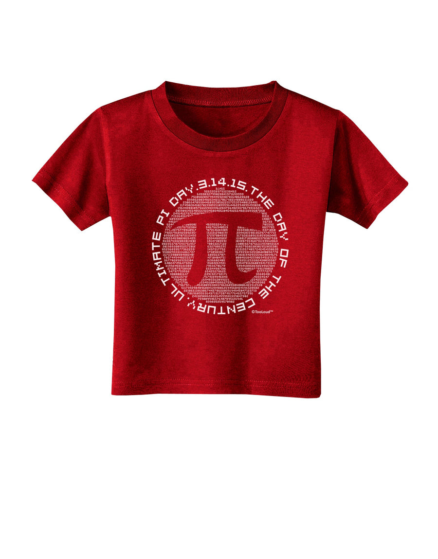 Ultimate Pi Day - Retro Computer Style Pi Circle Toddler T-Shirt Dark by TooLoud-Toddler T-Shirt-TooLoud-Black-2T-Davson Sales