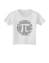 Ultimate Pi Day - Retro Computer Style Pi Circle Toddler T-Shirt by TooLoud-Toddler T-Shirt-TooLoud-White-2T-Davson Sales