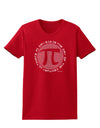 Ultimate Pi Day - Retro Computer Style Pi Circle Womens Dark T-Shirt by TooLoud-Womens T-Shirt-TooLoud-Red-X-Small-Davson Sales