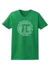 Ultimate Pi Day - Retro Computer Style Pi Circle Womens Dark T-Shirt by TooLoud-Womens T-Shirt-TooLoud-Kelly-Green-X-Small-Davson Sales