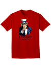 Uncle Sam Freedom Costs a Buck O Five Adult Dark T-Shirt-Mens T-Shirt-TooLoud-Red-Small-Davson Sales