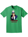 Uncle Sam Freedom Costs a Buck O Five Adult Dark T-Shirt-Mens T-Shirt-TooLoud-Kelly-Green-Small-Davson Sales