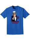 Uncle Sam Freedom Costs a Buck O Five Adult Dark T-Shirt-Mens T-Shirt-TooLoud-Royal-Blue-Small-Davson Sales