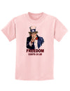 Uncle Sam Freedom Costs a Buck O Five Childrens T-Shirt-Childrens T-Shirt-TooLoud-PalePink-X-Small-Davson Sales