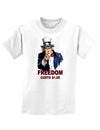 Uncle Sam Freedom Costs a Buck O Five Childrens T-Shirt-Childrens T-Shirt-TooLoud-White-X-Small-Davson Sales