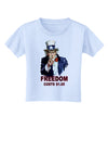 Uncle Sam Freedom Costs a Buck O Five Toddler T-Shirt-Toddler T-Shirt-TooLoud-Light-Blue-2T-Davson Sales