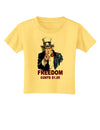 Uncle Sam Freedom Costs a Buck O Five Toddler T-Shirt-Toddler T-Shirt-TooLoud-Daffodil-Yellow-2T-Davson Sales