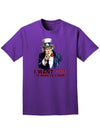 Uncle Sam I Want You to Bring me a Beer Adult Dark T-Shirt-Mens T-Shirt-TooLoud-Purple-Small-Davson Sales