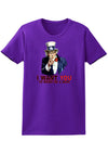 Uncle Sam I Want You to Bring me a Beer Womens Dark T-Shirt-TooLoud-Purple-X-Small-Davson Sales