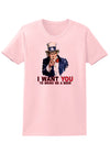 Uncle Sam I Want You to Bring me a Beer Womens T-Shirt-Womens T-Shirt-TooLoud-PalePink-X-Small-Davson Sales