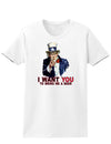 Uncle Sam I Want You to Bring me a Beer Womens T-Shirt-Womens T-Shirt-TooLoud-White-X-Small-Davson Sales