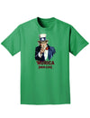 Uncle Sam Merica Adult Dark T-Shirt-Mens T-Shirt-TooLoud-Kelly-Green-Small-Davson Sales