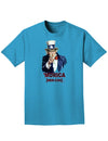 Uncle Sam Merica Adult Dark T-Shirt-Mens T-Shirt-TooLoud-Turquoise-Small-Davson Sales