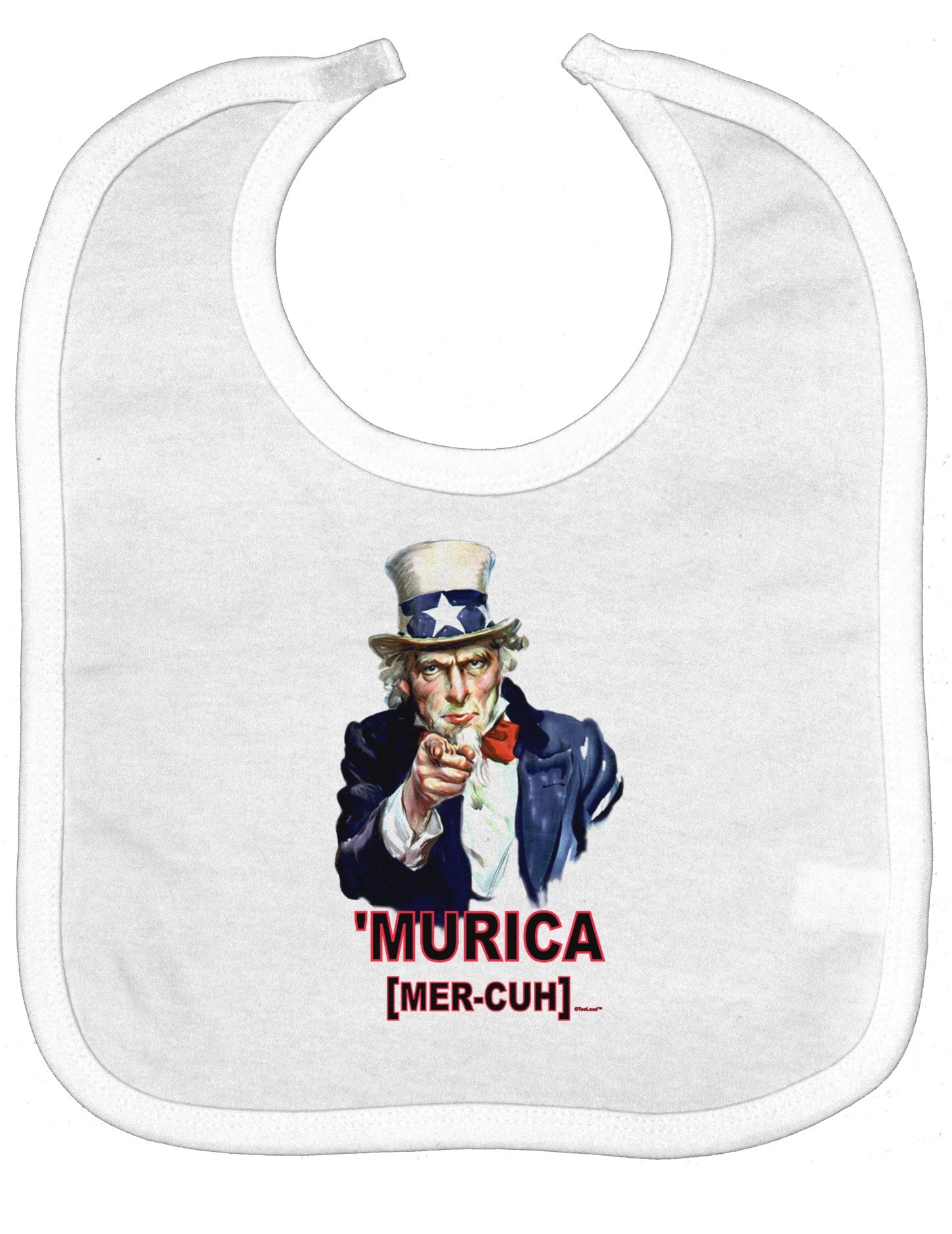 Uncle Sam Merica Baby Bib