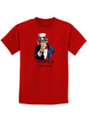 Uncle Sam Merica Childrens Dark T-Shirt-Childrens T-Shirt-TooLoud-Red-X-Small-Davson Sales