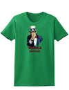 Uncle Sam Merica Womens Dark T-Shirt-TooLoud-Kelly-Green-X-Small-Davson Sales