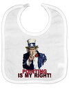 Uncle Sam Pointing is my Right Baby Bib