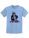 Uncle Sam Pointing is my Right Childrens T-Shirt-Childrens T-Shirt-TooLoud-Light-Blue-X-Small-Davson Sales