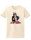 Uncle Sam Pointing is my Right Womens T-Shirt-Womens T-Shirt-TooLoud-Natural-X-Small-Davson Sales