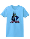 Uncle Sam Pointing is my Right Womens T-Shirt-Womens T-Shirt-TooLoud-Aquatic-Blue-X-Small-Davson Sales