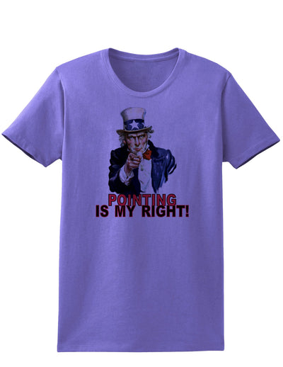 Uncle Sam Pointing is my Right Womens T-Shirt-Womens T-Shirt-TooLoud-Violet-X-Small-Davson Sales