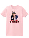 Uncle Sam Pointing is my Right Womens T-Shirt-Womens T-Shirt-TooLoud-PalePink-X-Small-Davson Sales