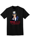 Uncle Sam Proud to be an American Adult Dark T-Shirt-Mens T-Shirt-TooLoud-Black-Small-Davson Sales