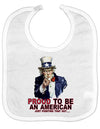 Uncle Sam Proud to be an American Baby Bib