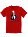 Uncle Sam Proud to be an American Childrens Dark T-Shirt-Childrens T-Shirt-TooLoud-Red-X-Small-Davson Sales