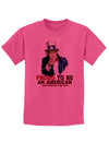 Uncle Sam Proud to be an American Childrens T-Shirt-Childrens T-Shirt-TooLoud-Sangria-X-Small-Davson Sales