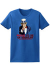 Uncle Sam Proud to be an American Womens Dark T-Shirt-TooLoud-Royal-Blue-X-Small-Davson Sales