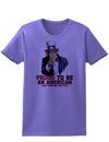 Uncle Sam Proud to be an American Womens T-Shirt-Womens T-Shirt-TooLoud-Violet-X-Small-Davson Sales