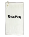 Uncle Swag Text Micro Terry Gromet Golf Towel 16 x 25 inch by TooLoud-Golf Towel-TooLoud-White-Davson Sales