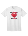 Unconditional Commitment: You Break It You Buy It Heart Adult T-Shirt-Mens T-shirts-TooLoud-White-Small-Davson Sales