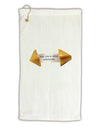 Unfortunate Cookie Micro Terry Gromet Golf Towel 11&#x22;x19-Golf Towel-TooLoud-White-Davson Sales