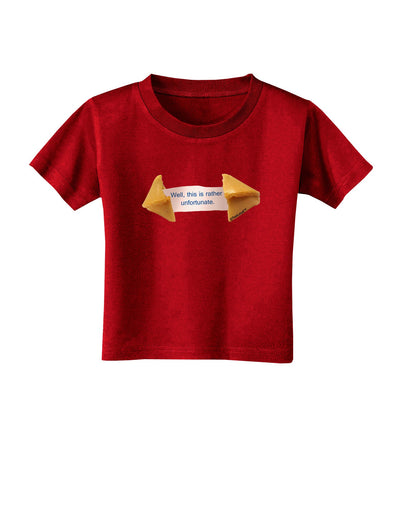 Unfortunate Cookie Toddler T-Shirt Dark-Toddler T-Shirt-TooLoud-Red-2T-Davson Sales