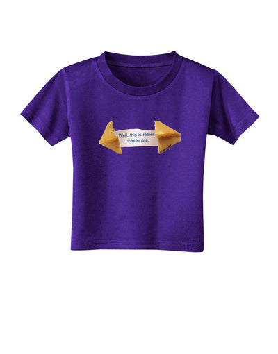 Unfortunate Cookie Toddler T-Shirt Dark-Toddler T-Shirt-TooLoud-Purple-2T-Davson Sales