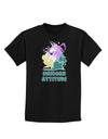 Unicorn Attitude Childrens T-Shirt-Childrens T-Shirt-TooLoud-Black-X-Small-Davson Sales