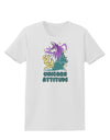 Unicorn Attitude Womens T-Shirt-Womens T-Shirt-TooLoud-White-X-Small-Davson Sales