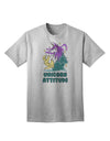 Unicorn-Inspired Adult T-Shirt with a Touch of Attitude-Mens T-shirts-TooLoud-AshGray-Small-Davson Sales