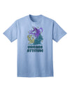 Unicorn-Inspired Adult T-Shirt with a Touch of Attitude-Mens T-shirts-TooLoud-Light-Blue-Small-Davson Sales