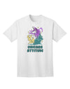 Unicorn-Inspired Adult T-Shirt with a Touch of Attitude-Mens T-shirts-TooLoud-White-Small-Davson Sales
