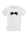 Unicorn Pegasus Black Glitter Childrens T-Shirt by TooLoud-Childrens T-Shirt-TooLoud-White-X-Small-Davson Sales