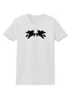 Unicorn Pegasus Black Glitter Womens T-Shirt by TooLoud-Womens T-Shirt-TooLoud-White-X-Small-Davson Sales